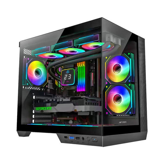 Ant Esports Crystal X4,Ant Esports Crystal X4 ARGB (ATX) Mid Tower Cabinet Grey