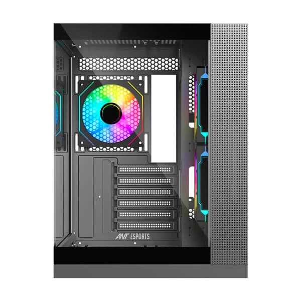 Ant Esports Crystal X4 ARGB (ATX) Mid Tower Cabinet Grey  Microcenter India