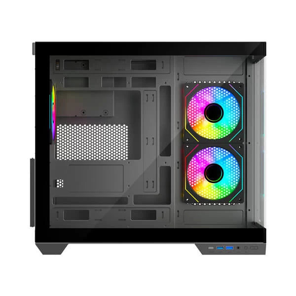 Ant Esports Crystal X4 ARGB (ATX) Mid Tower Cabinet Grey  Microcenter India