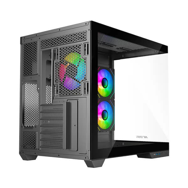 Ant Esports Crystal X4 ARGB (ATX) Mid Tower Cabinet Grey  Microcenter India