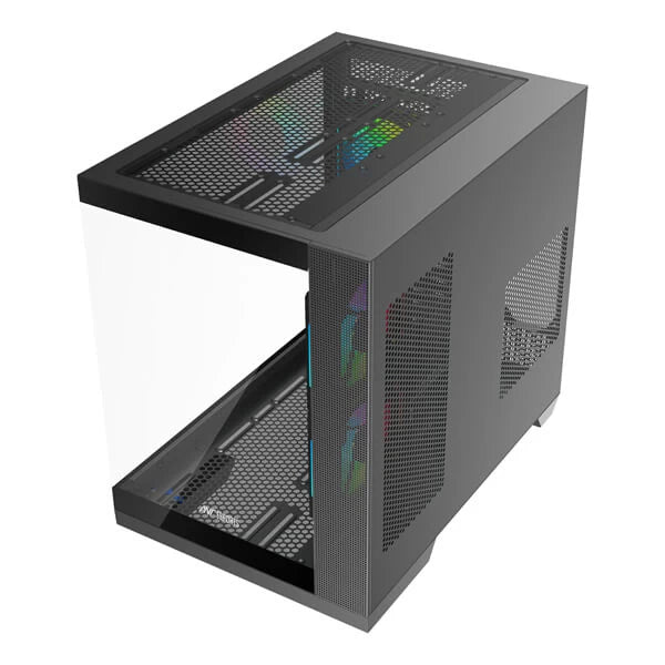 Ant Esports Crystal X4 ARGB (ATX) Mid Tower Cabinet Grey  Microcenter India