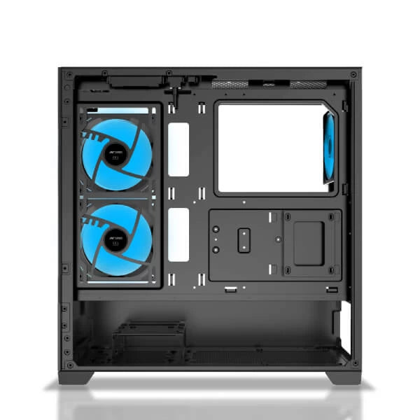 Ant Esports Crystal Z3 ARGB ATX Mid Tower Cabinet Black  Microcenter India