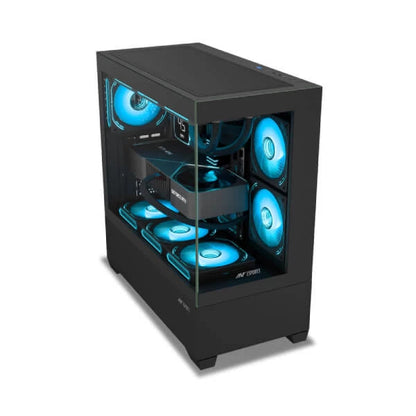 Ant Esports Crystal Z3 ARGB ATX Mid Tower Cabinet Black  Microcenter India