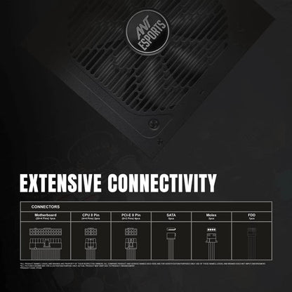 Ant Esports FG850 850 Watt 80 Plus Gold SMPS  Microcenter India