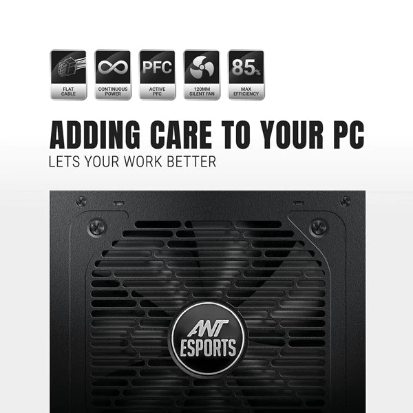 Ant Esports FG850 850 Watt 80 Plus Gold SMPS  Microcenter India