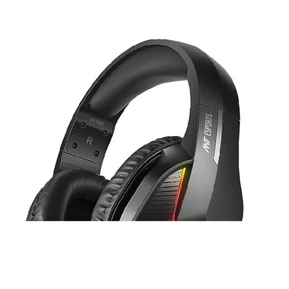Ant Esports H1100 Pro RGB Black Wired Over-Ear Gaming Headset  Microcenter India