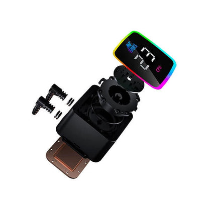 Ant Esports ICE Flow 240 ARGB 240mm CPU Liquid Cooler Black  Microcenter India