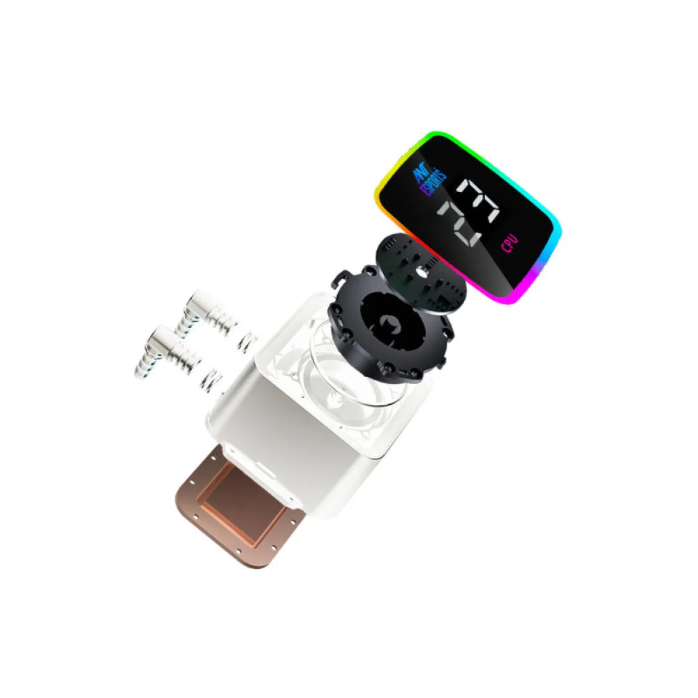 Ant Esports ICE Glow 360 ARGB CPU Liquid Cooler White  Microcenter India