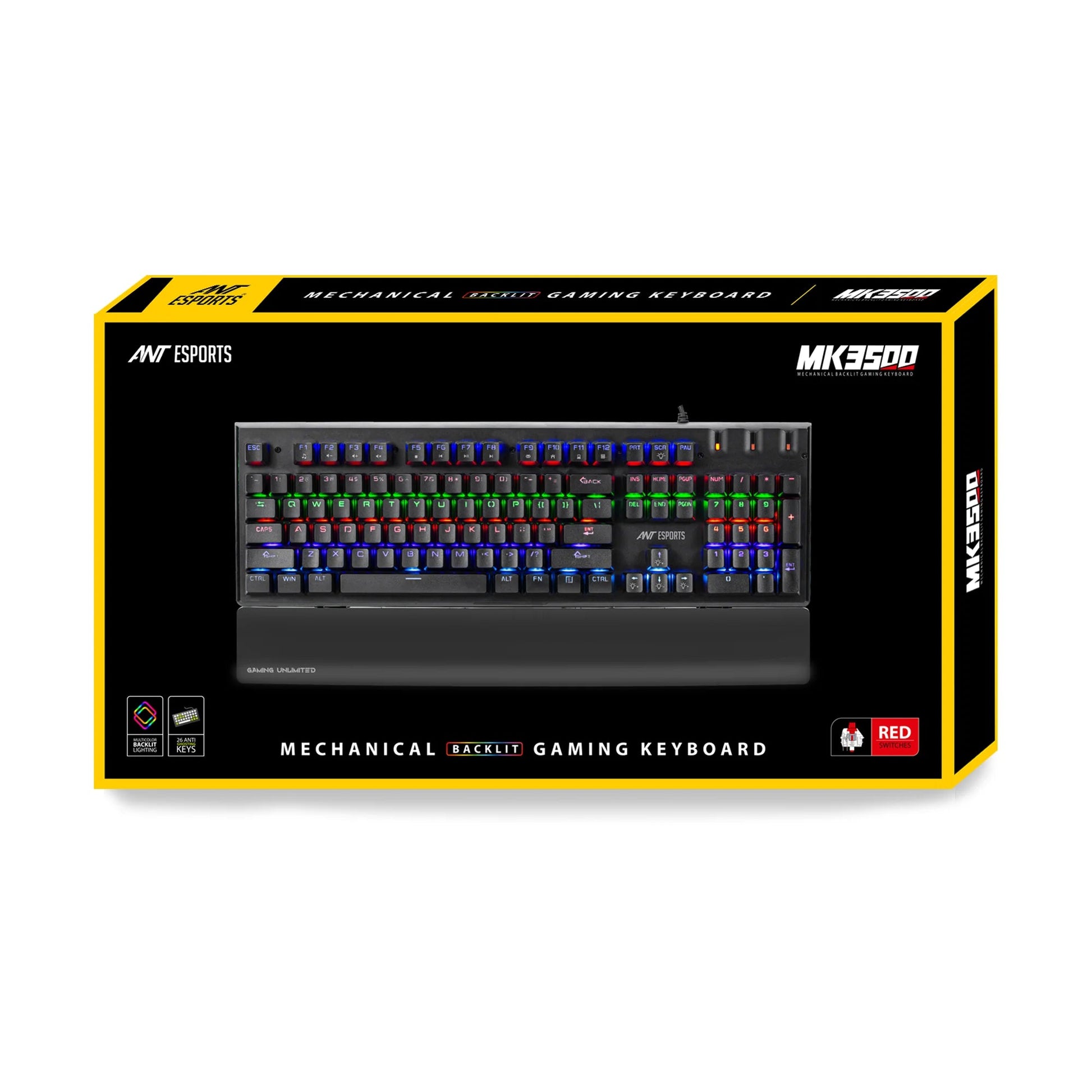 Ant Esports MK3500 Mechanical Keyboard  Microcenter India