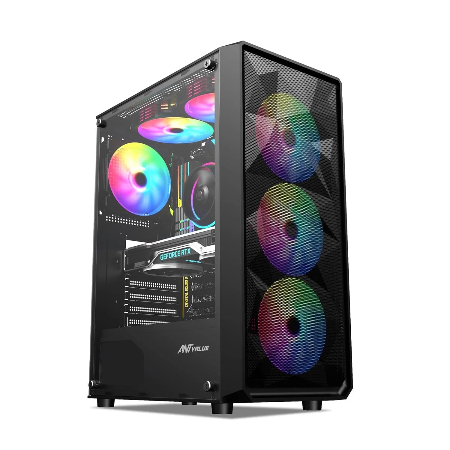 Ant Value VM41 ATX,ATX Mid-Tower Gaming Cabinet - Black