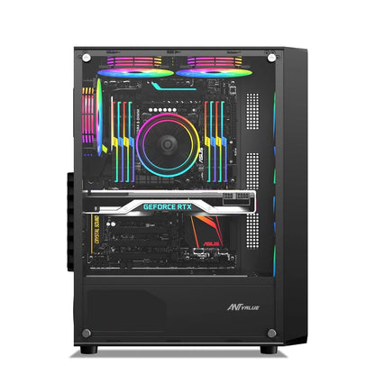 Ant Value VM41 ATX Mid-Tower Gaming Cabinet - Black  Microcenter India