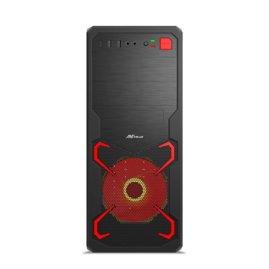 Ant Value X1 ATX Cabinet Black  Microcenter India