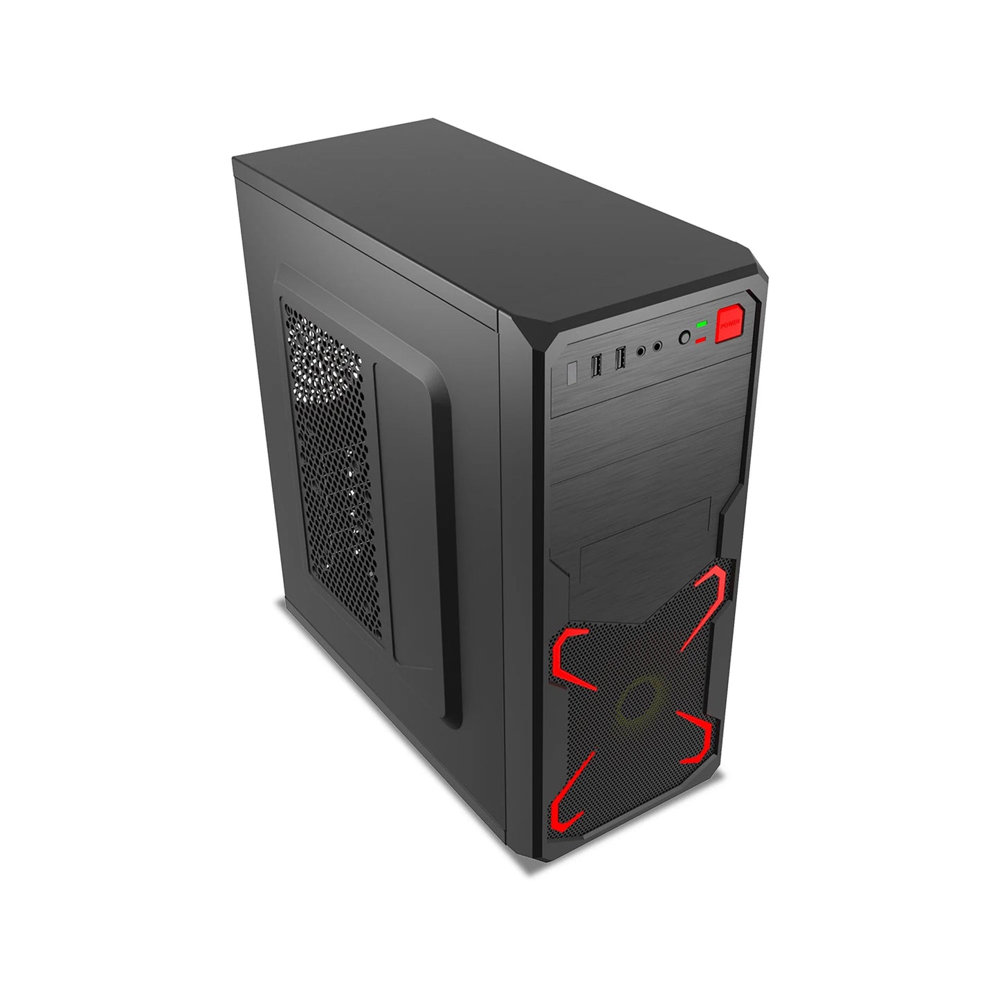 Ant Value X1 ATX Cabinet Black  Microcenter India