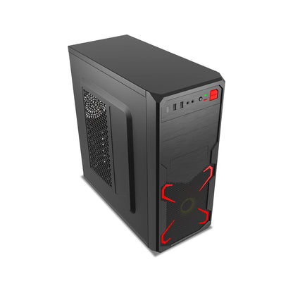 Ant Value X1 ATX Cabinet Black  Microcenter India