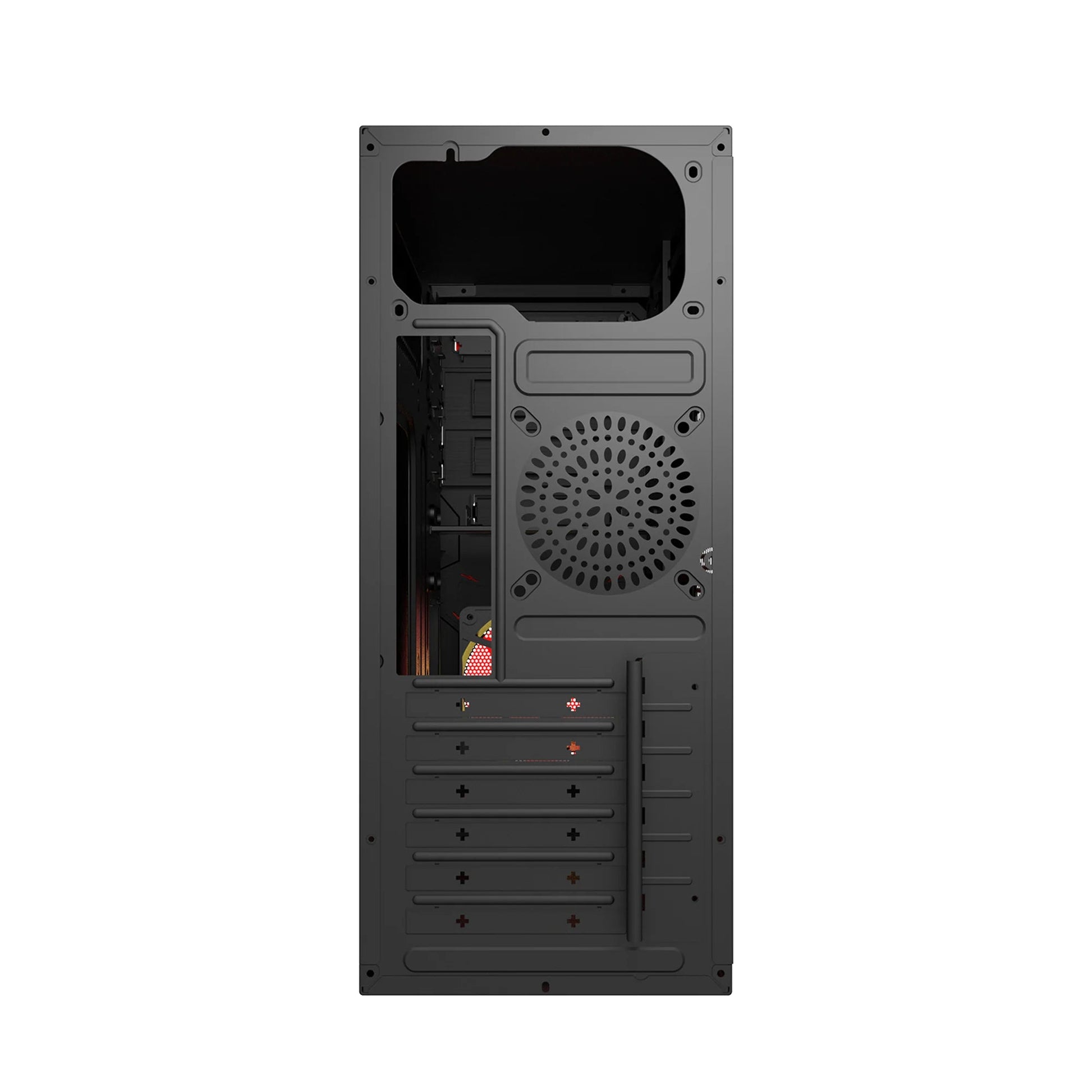 Ant Value X1 ATX Cabinet Black  Microcenter India