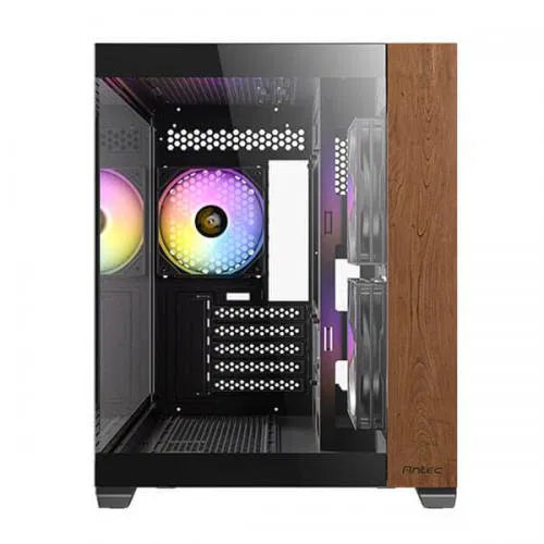 Antec CX600M Wood ARGB M-ATX Mini Tower Cabinet Black  Microcenter India