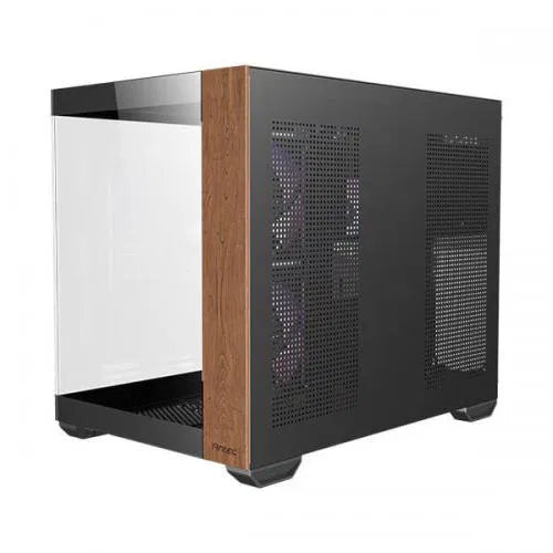 Antec CX600M Wood ARGB M-ATX Mini Tower Cabinet Black  Microcenter India
