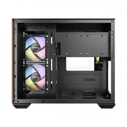 Antec CX600M Wood ARGB M-ATX Mini Tower Cabinet Black  Microcenter India