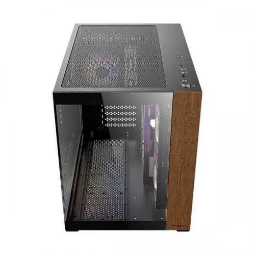 Antec CX600M Wood ARGB M-ATX Mini Tower Cabinet Black  Microcenter India