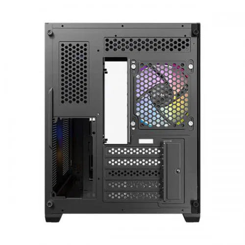 Antec CX600M Wood ARGB M-ATX Mini Tower Cabinet Black  Microcenter India