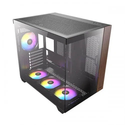Antec CX800 Wood ARGB ATX Mid Tower Case Black  Microcenter India