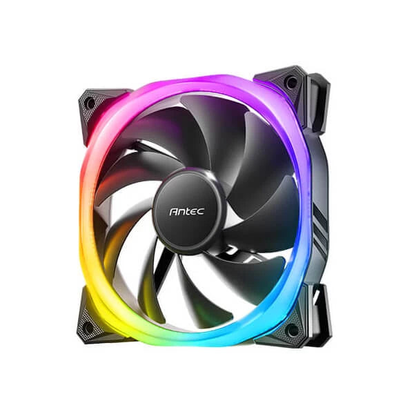 Antec Fusion 120 ARGB Black 120mm Cabinet Fan Single Pack  Microcenter India