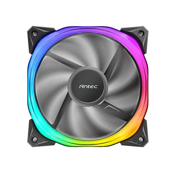 Antec Fusion 120 ARGB Black 120mm Cabinet Fan Single Pack  Microcenter India