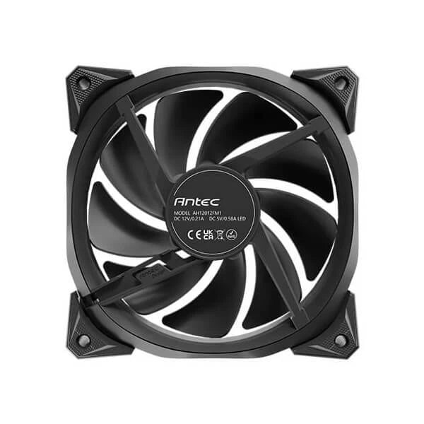 Antec Fusion 120 ARGB Black 120mm Cabinet Fan Single Pack  Microcenter India