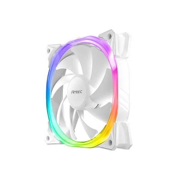 Antec Fusion 120 ARGB White 120mm Cabinet Fan Single Pack  Microcenter India