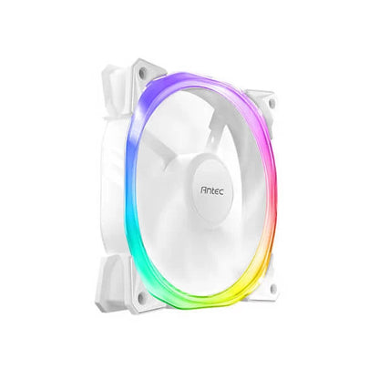Antec Fusion 120 ARGB White 120mm Cabinet Fan Single Pack  Microcenter India