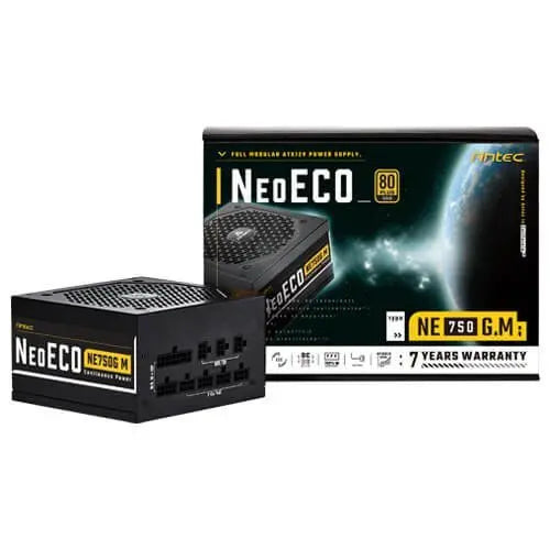 Antec NE750G M 750 Watt 80 Plus Gold SMPS  Microcenter India