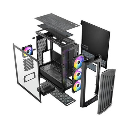 Antec Performance 1 FT ARGB (E-ATX) Full Tower Cabinet Black  Microcenter India