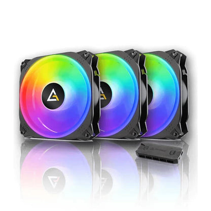 Antec Prizm X 120 ARGB 3+C 120mm Cabinet Fan Triple Pack  Microcenter India