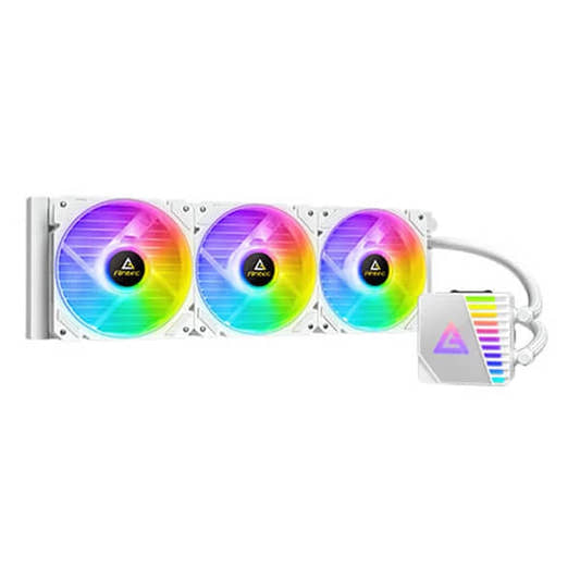 Antec Symphony 360 ARGB 360mm CPU Liquid Cooler White  Microcenter India