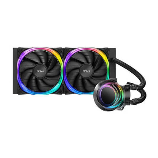 Antec Vortex 240 ARGB 240mm CPU Liquid Cooler Black  Microcenter India