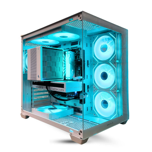 Blue PC Build,pc under 1 lakh,white blue pc build, already built gaming pc