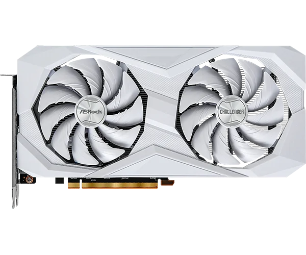 Asrock AMD Radeon RX 6600 Challenger White 8GB Graphics Card 