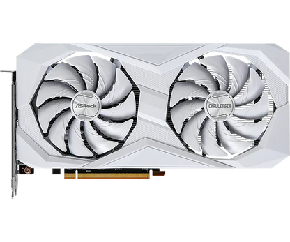 Asrock AMD Radeon RX 6600 Challenger White 8GB Graphics Card 