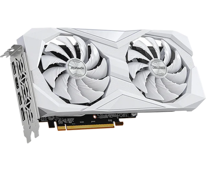 Asrock AMD Radeon RX 6600 Challenger White 8GB Graphics Card 
