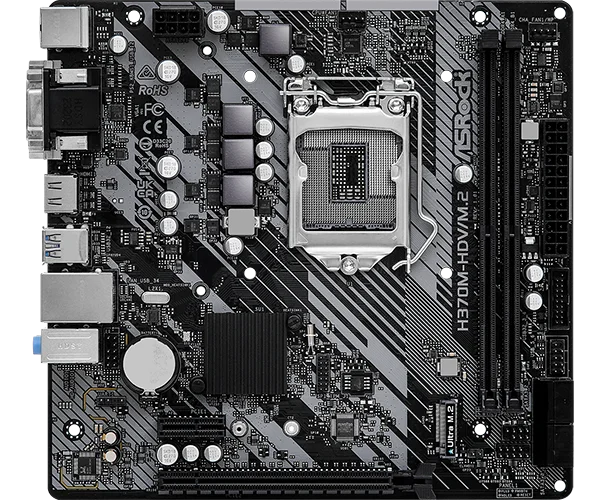 Asrock H370M HDV M.2 Motherboard  Microcenter India