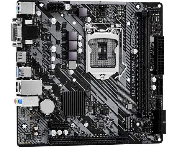 Asrock H370M HDV M.2 Motherboard  Microcenter India