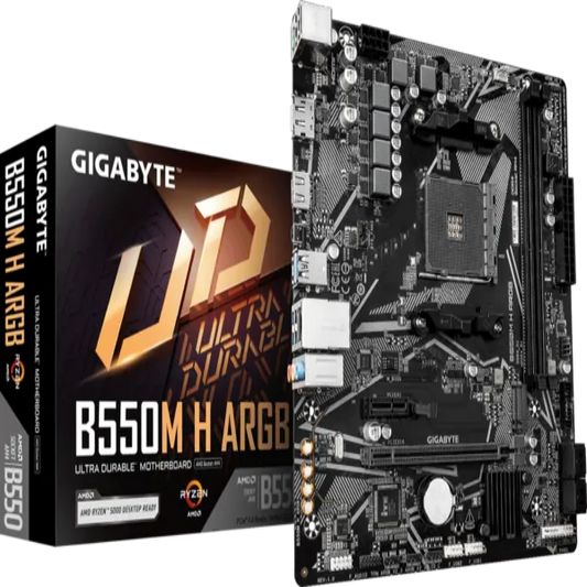 Gigabyte B550M H ARGB Motherboard - Microcenter India.