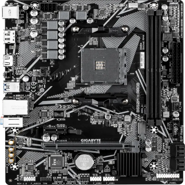 Gigabyte B550M H ARGB Motherboard - Microcenter India.
