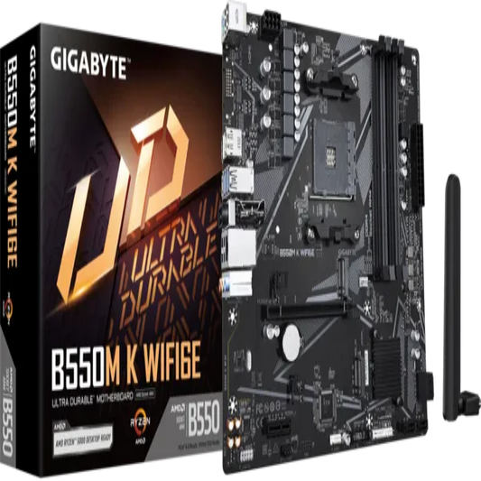  GIGABYTE B550M K WIFI6E Motherboard - Microcenter India.