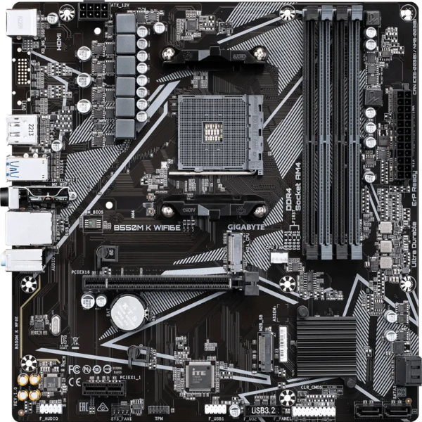  GIGABYTE B550M K WIFI6E Motherboard - Microcenter India.
