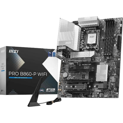 MSI WiFi Motherboard PRO B860-P WIFI DDR5 ATX Intel LGA1851 - Microcenter India.