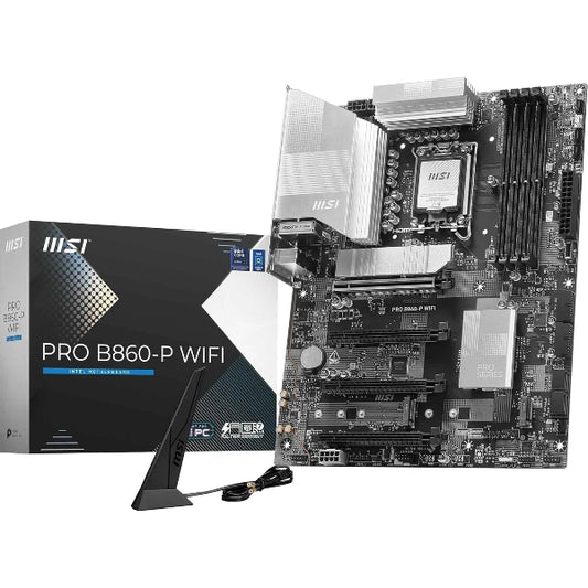 MSI WiFi Motherboard PRO B860-P WIFI DDR5 ATX Intel LGA1851 - Microcenter India.