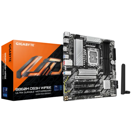 GIGABYTE B860M DS3H WIFI6E M-ATX Motherboard  Microcenter India