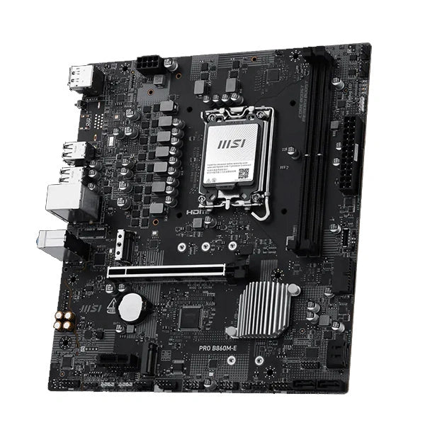 M ATX Motherboard MSI PRO B860M-E DDR5 LGA1851 Intel - Microcenter India.