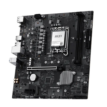 M ATX Motherboard MSI PRO B860M-E DDR5 LGA1851 Intel - Microcenter India.